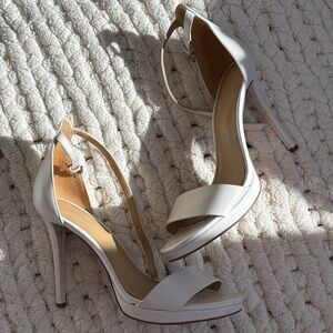 Michael Kors White High Heel Sandals